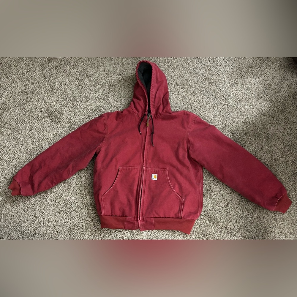Red Vintage Carhartt Jacket - Large